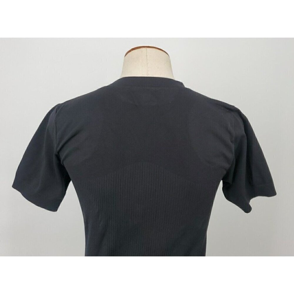 Castelli Cycling ? Shirt Womens L / XL Black Tee Fitted Ribbed Stretch Top - Picture 9 of 16